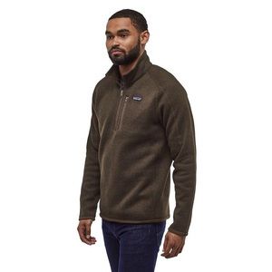 NWT Men’s Better Sweater 1/4 Zip in Logwood Brown